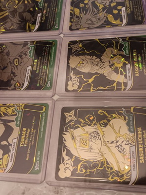 Naruto Mythos Full Secret Rare Card Set 10 Cards New