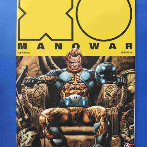 X-O Manowar Vol 4 Issue 6 Variant Cover comic used