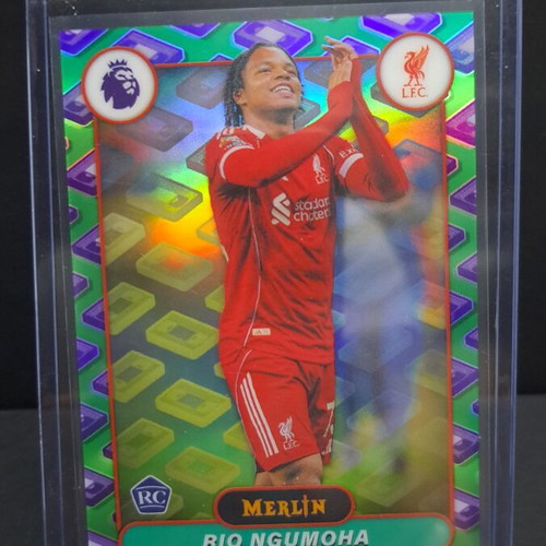 Topps Merlin 2026 Rio Ngumoha RC VHS Insert SSP Refractor card new