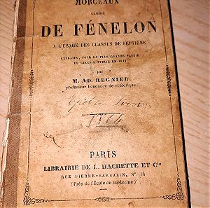 DE FENELON -  MORCEAUX  1864