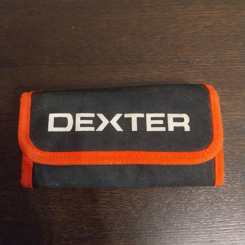 Dexter insulated electrician screwdriver set used, 10 pieces with case
