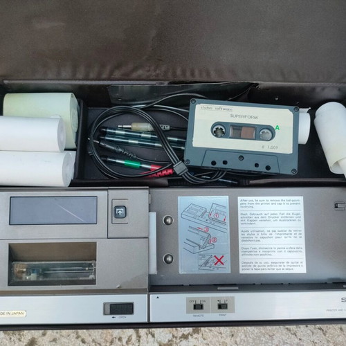 Sharp CE 150 Pocket Computer used, vintage peripherals