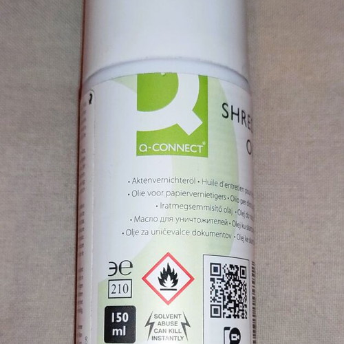 Q-Connect shredder oil 150ml new