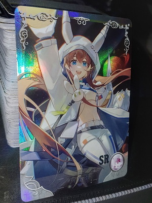 Amiya Arknights holo card