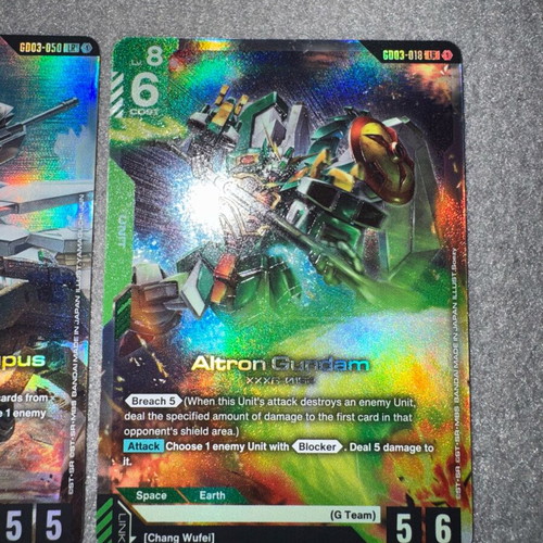 Gundam LR cards new, set of 3 pieces
