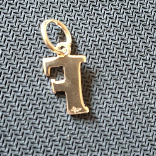 Gold monogram 14 carat like new, 3×1.5 cm, 1.97 grams