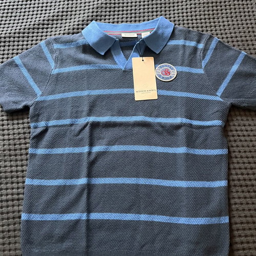 Scotch & Soda polo T-shirt brand new, blue, sizes 152 cm and 164 cm