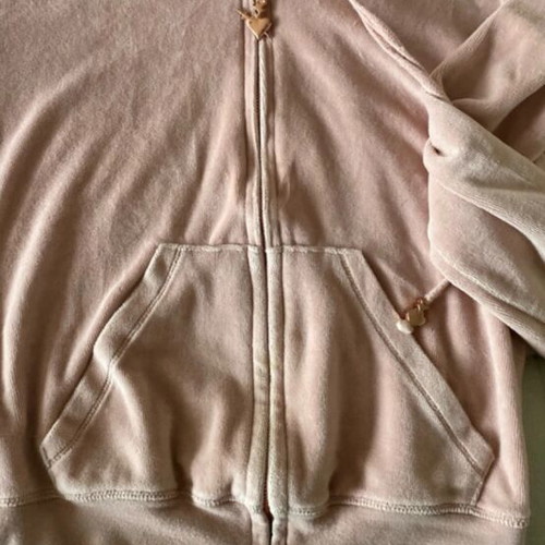 SugarFree pink textured zip-up hoodie, size 152 cm, age 12