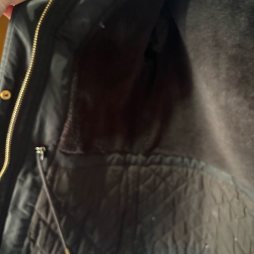 Zara jacket used, black, size M with small tear