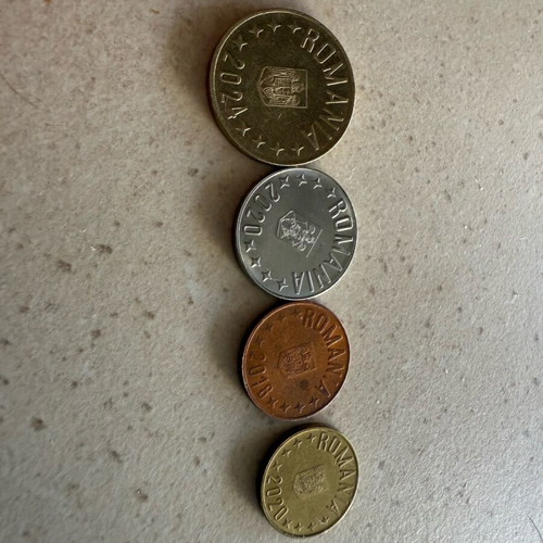 Romanian coins used in very good condition
