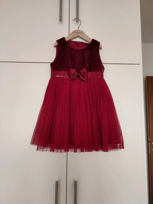 Matou France dress 5 years like new, velvet bust and tulle skirt