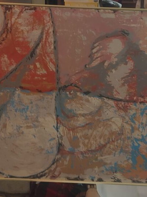 N. Kessanlis Silk Screen Print Erotic Theme