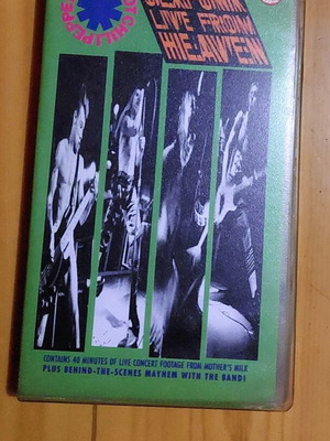 Red Hot Chili Peppers Live From Heaven VHS tape like new, punk