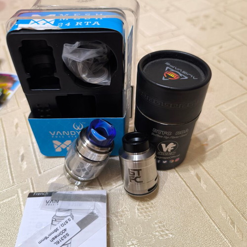 Mesh24+BTFC RDA vape atomizers like new