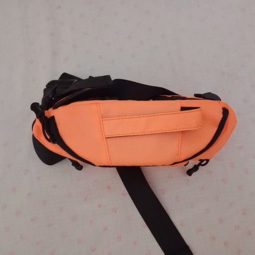Large waist bag new, waterproof, orange fluorescent color