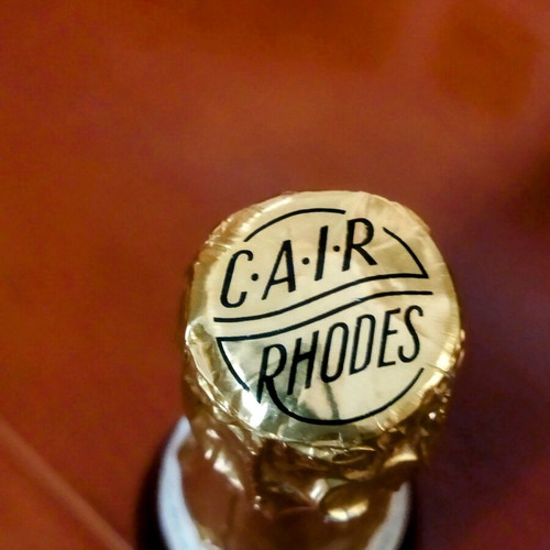 C'A'I'R' Rhodes Demi Sec Champagne 200ml like new vintage