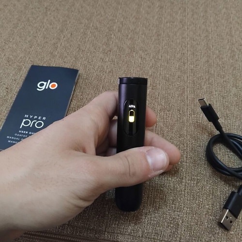 Glo Hyper Pro tobacco heating device like new