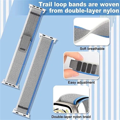 Textile Band for Apple Watch Ultra/SE/11/10/9/8/7/6/5/4 New