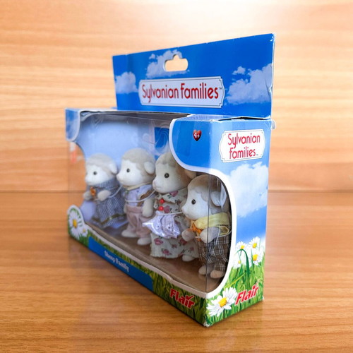 Sylvanian Families Collectible Set with Figures Sheep Family #4128 Sheep Exhausted NEW