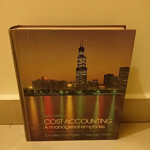 Cost Accounting Book like new, English text