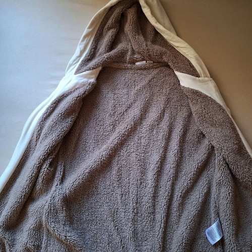 Esmara hoodie jacket like new, beige with fleece lining