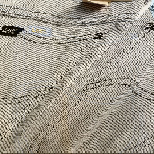 Lee Jeans vintage ανδρικό παντελόνι καφέ-γκρι, σαν καινούργιο