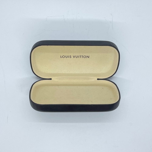 Louis Vuitton glasses case used, brown