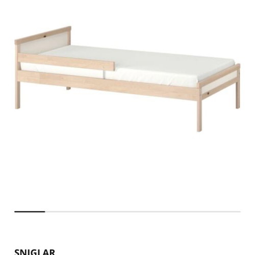 Children's bed used in good condition without mattress