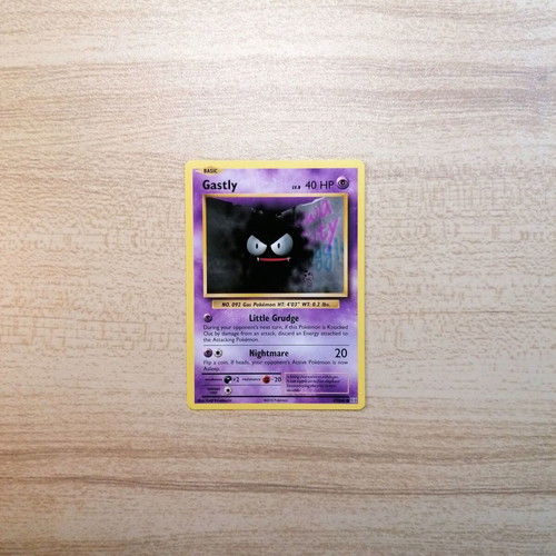 Pokémon Gastly Evolutions 2016 Common Card Near Mint