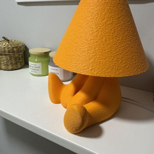 3D Printed Table Lamp with Original Design, made to order