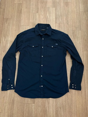 Jack & Jones men's shirt blue denim size L like new