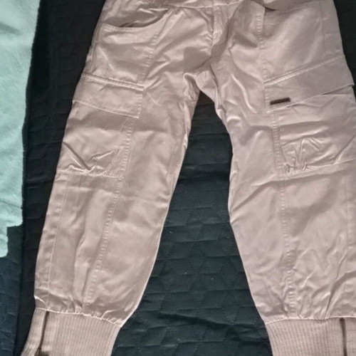 Freeman T.Porter Capri women's satin pants like new, pastel pink