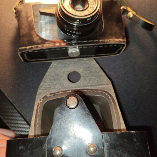Smena Symbol camera used with case