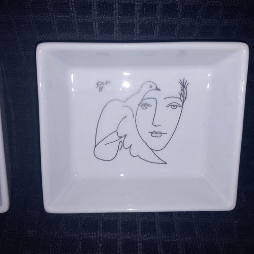 Pablo Picasso bowls set of 2 used, limited edition 2006