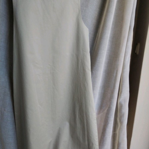 Benetton dress size M like new, grey with embroidery