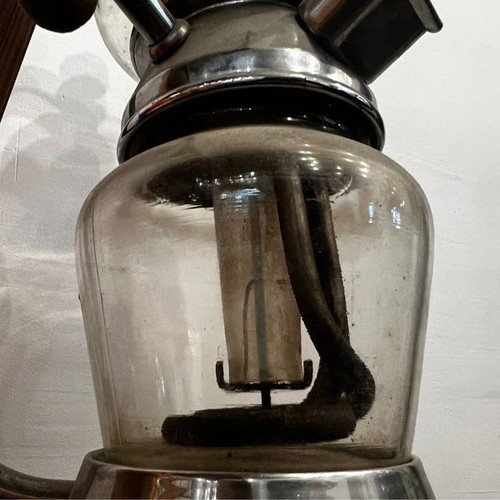 Vintage interwar art Deco coffee maker used