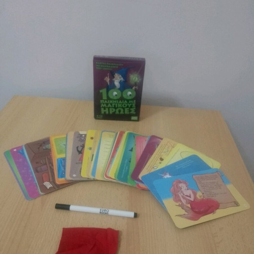 Eurobooks 100 Games like new, 2 board games with activity cards