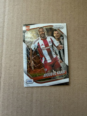 Panini FIFA Prizm Ayoub El Kaabi Rookie card like new, Olympiacos