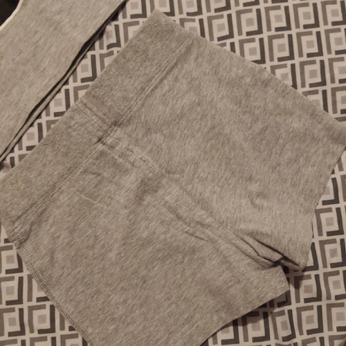 Converse summer set for girls with shorts, grey