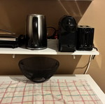 White shelf with solid corners, 80 cm wide