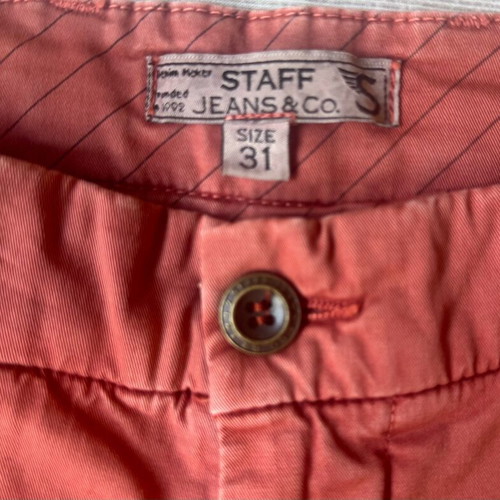 Staff men's shorts like new, orange