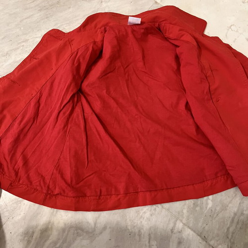 Mauli red toddler trench coat like new, size 98 cm, 2 years