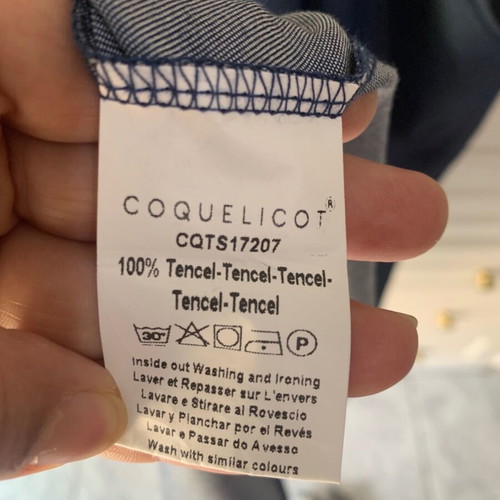 Women's dress Tencel 100 new, soft denim fabric
