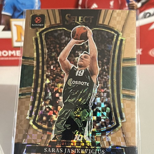 Panini Select EuroLeague Basketball Card Saras Jasikevicius Premier Lvl. Bronze 38/49