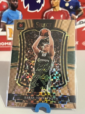 Panini Select EuroLeague Basketball Card Saras Jasikevicius Premier Lvl. Bronze 38/49