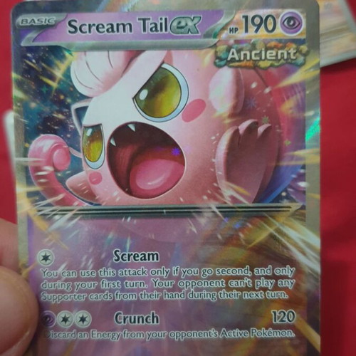 Hydrapple EX and Scream Tail EX Pokemon cards new