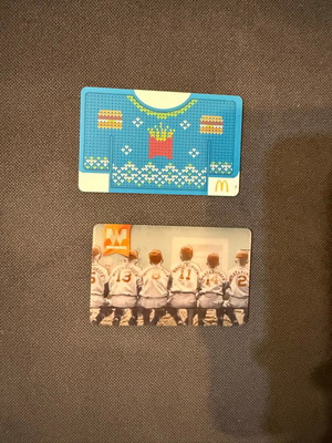 Collectible McDonald's and Whataburger gift cards like new