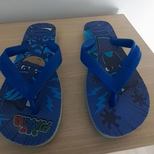 Havaianas children's flip-flops PJ Masks CatBoy Night Ninja size 29-30 like new