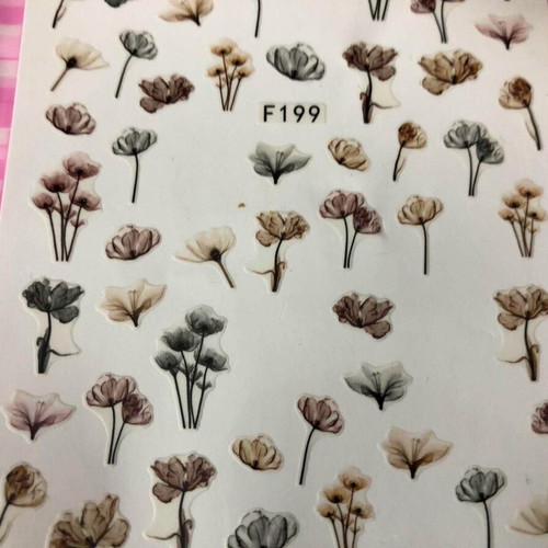 3D Nail Stickers like new