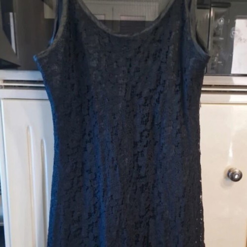 Lace blouse black size M like new